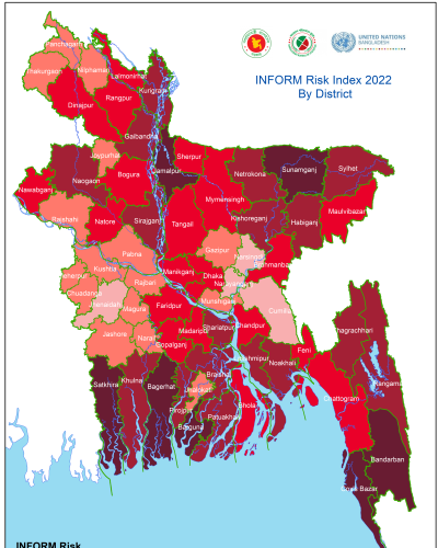 Bangladesh INFORM Sub-national Risk Index 2022 | United Nations in ...